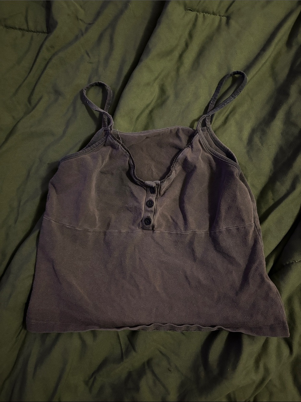 brandy melville brown tank